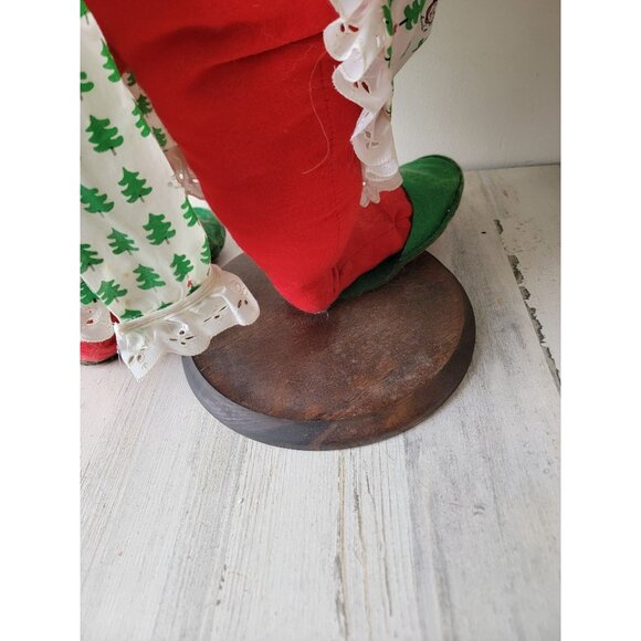 Large annalee Mrs Claus vintage Xmas home decor unique plush - Picture 15 of 16